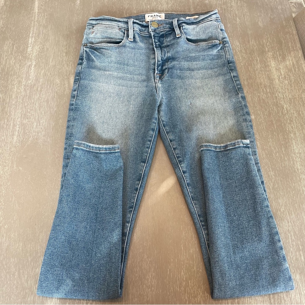 COPY - FRAME Le High Skinny Jean in DuPont Drive Size 25